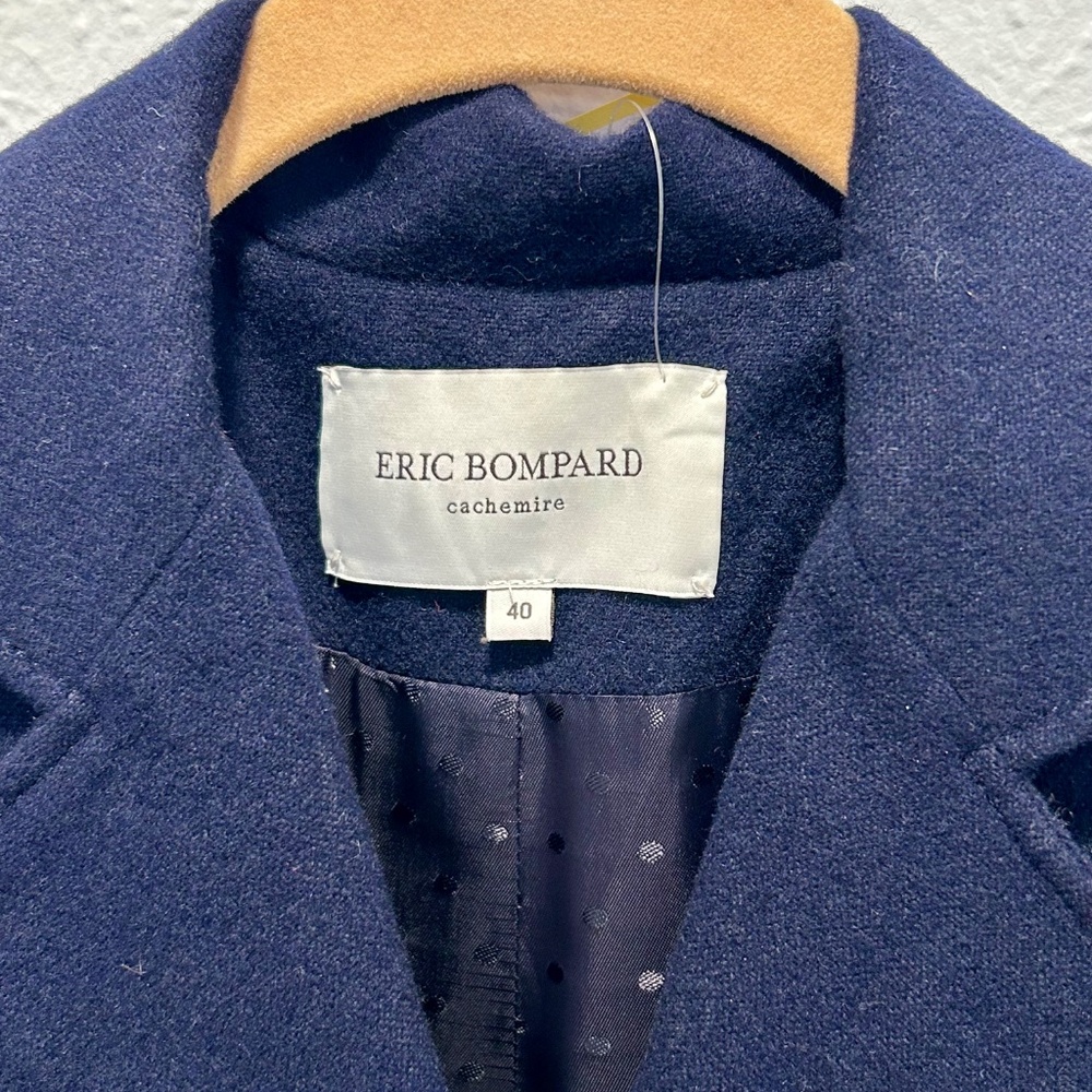 Eric Bompard Navy Cashmere Jacket FR40 Fits Like US 10-12